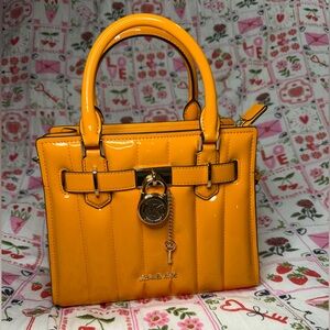 Michael Kors Hamilton Small Patent Satchel